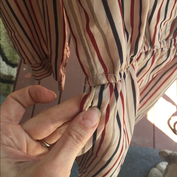 Vintage style striped , above knee dress. - Picture 3 of 3